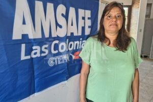 Claudia Medina, titular de AMSAFE Las Colonias